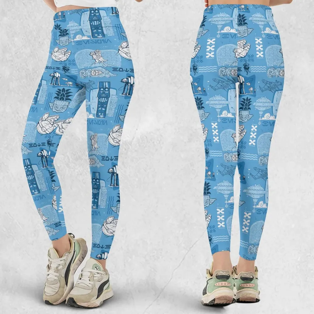 Dark Side Star Wars Tiki Shack Legging - 1