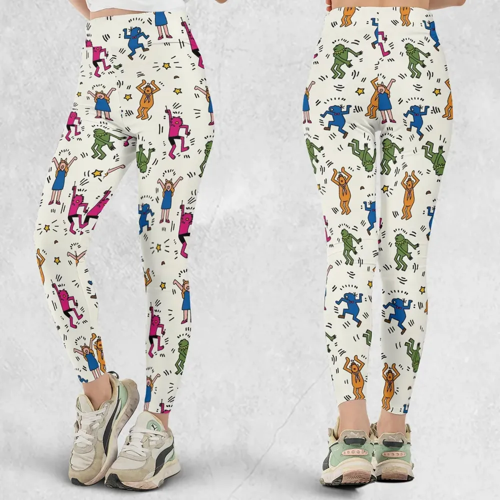 Dancing Muppets The Muppets Characters Legging - 1