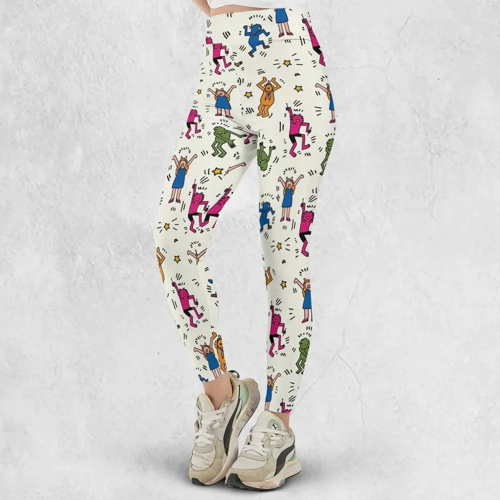 Dancing Muppets The Muppets Characters Legging - 2