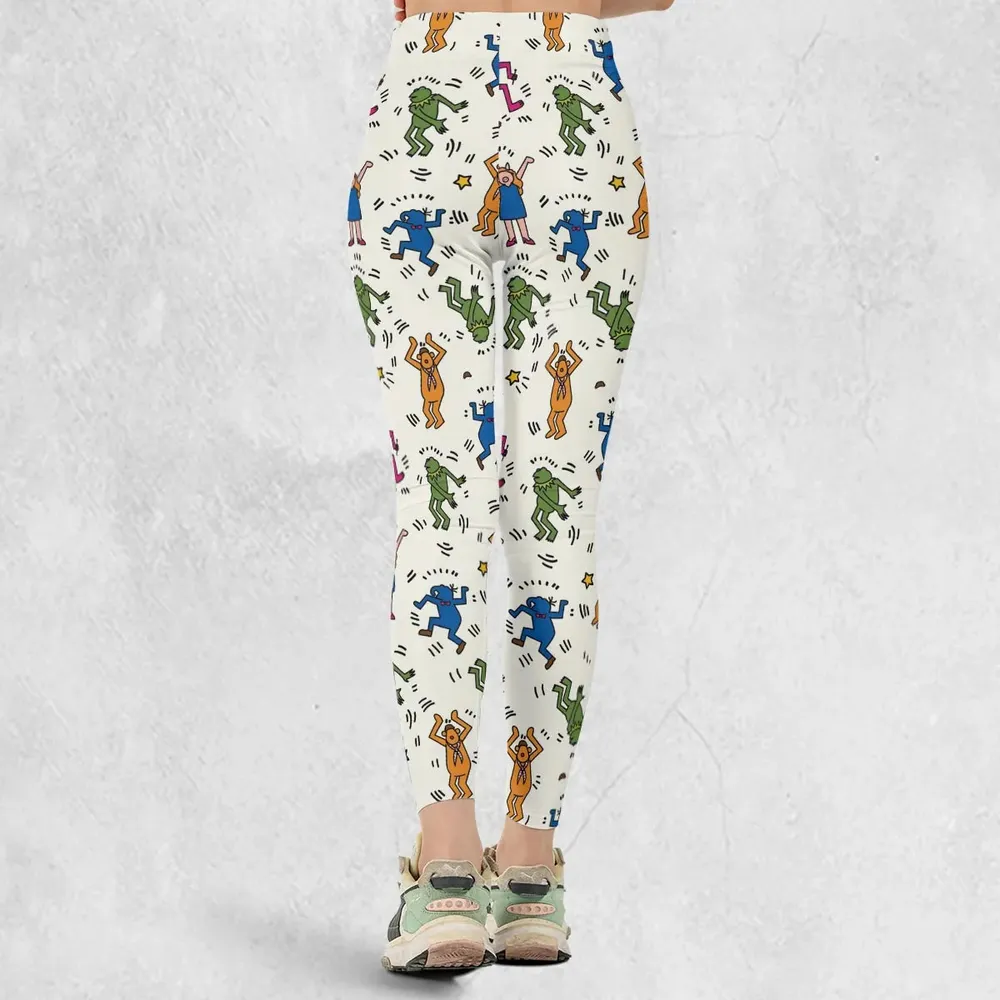 Dancing Muppets The Muppets Characters Legging - 3