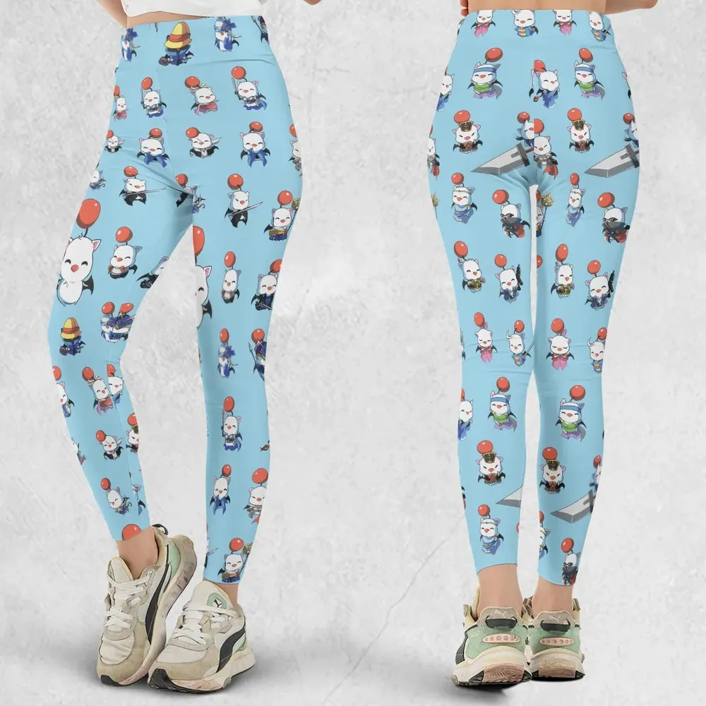 Cute Moogle Final Fantasy Legging - 1
