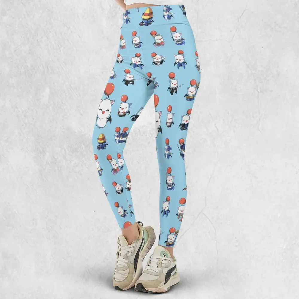 Cute Moogle Final Fantasy Legging - 2