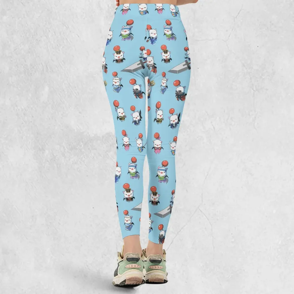 Cute Moogle Final Fantasy Legging - 3
