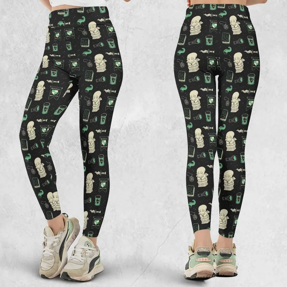 Cthulhu H.P Lovecraft Miskatonic University Legging - 1