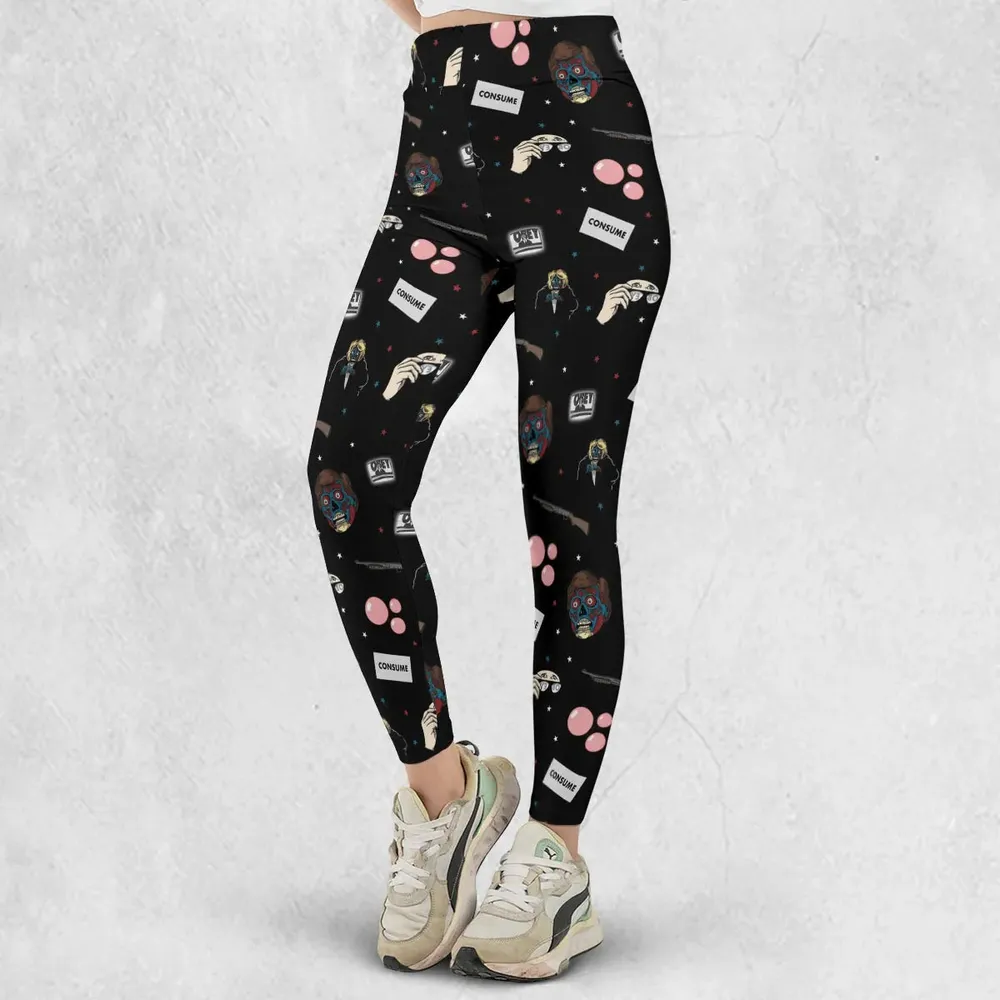 Consume They Live Patterns Legging - 2