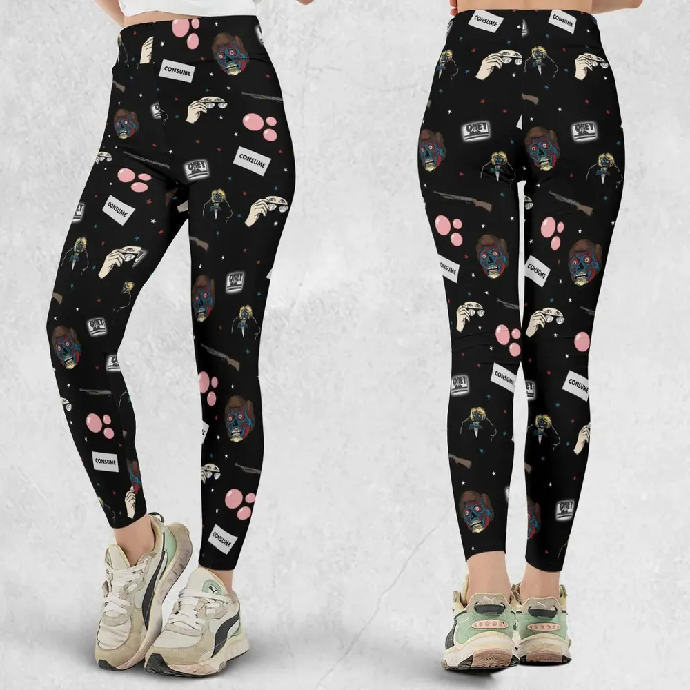 Consume They Live Patterns Legging - 1