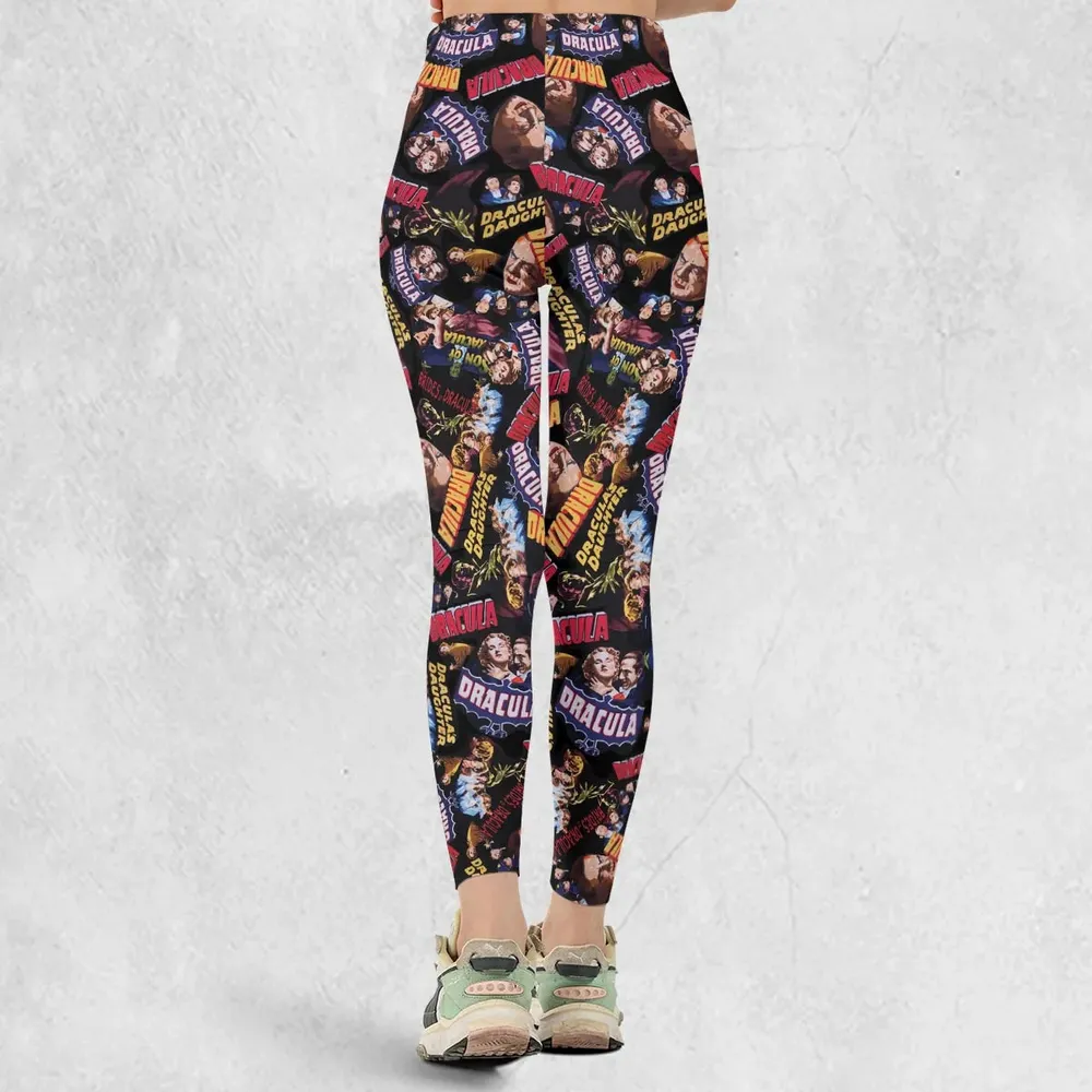 Classic Horror Films Legging - 3