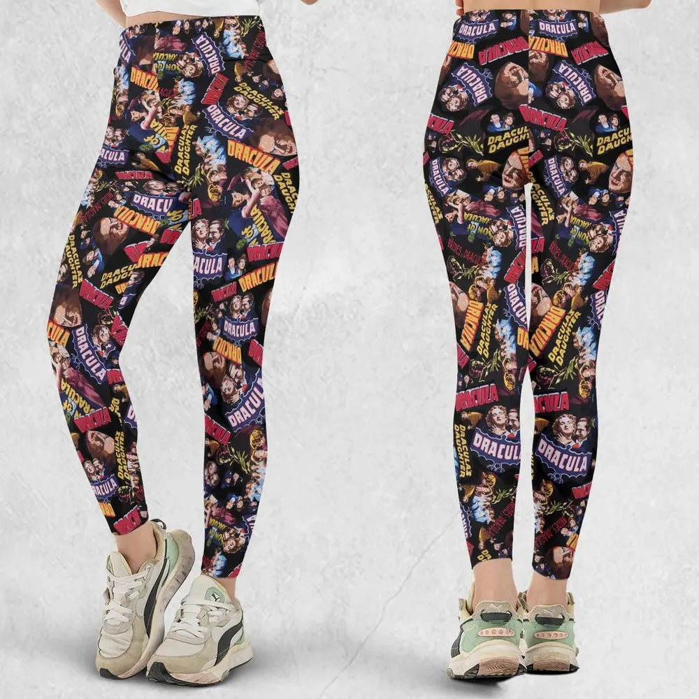 Classic Horror Films Legging - 1