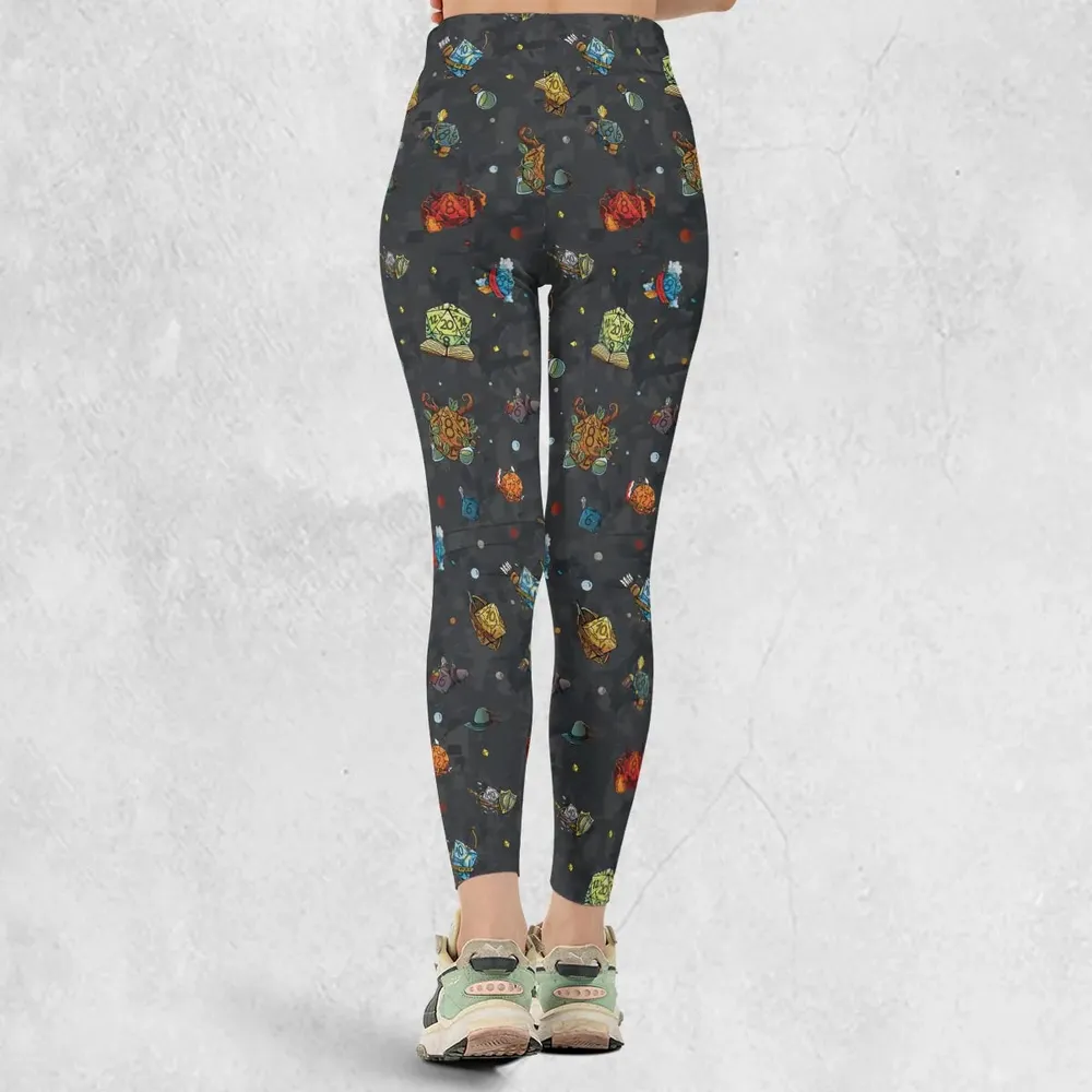 Class Dices DND Pattern Legging - 3
