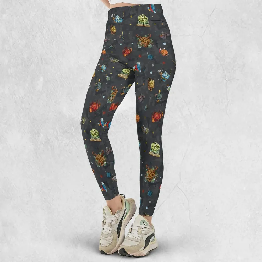Class Dices DND Pattern Legging - 2