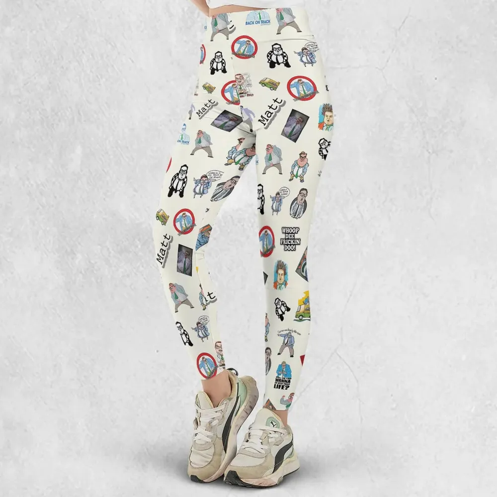 Chris Farley Matt Foley Motivational SNL Legging - 2