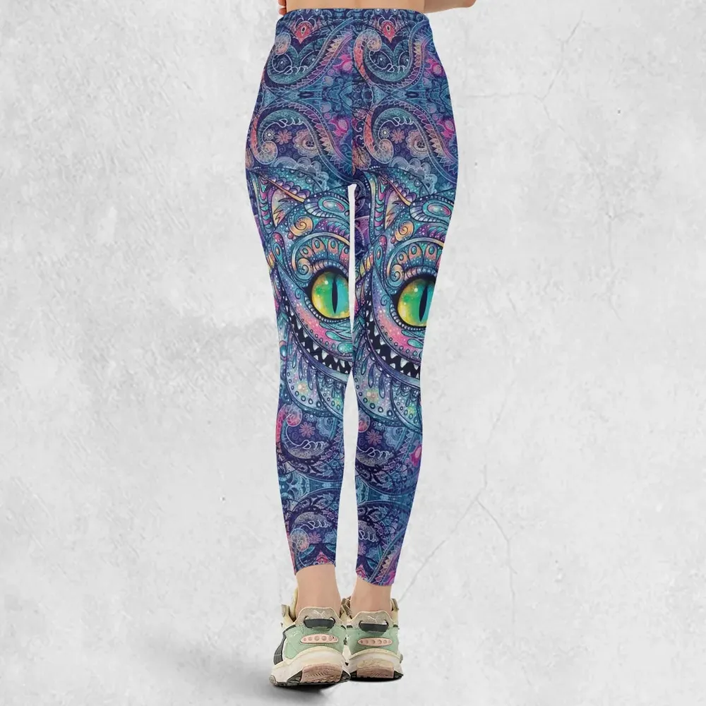 Cheshire Cat Alice In Wonderland Legging - 3