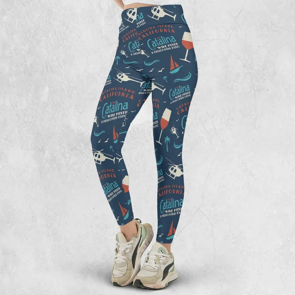 Catalina Wine Mixer Pattern Legging - 2