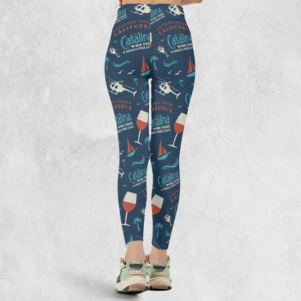 Catalina Wine Mixer Pattern Legging - 3
