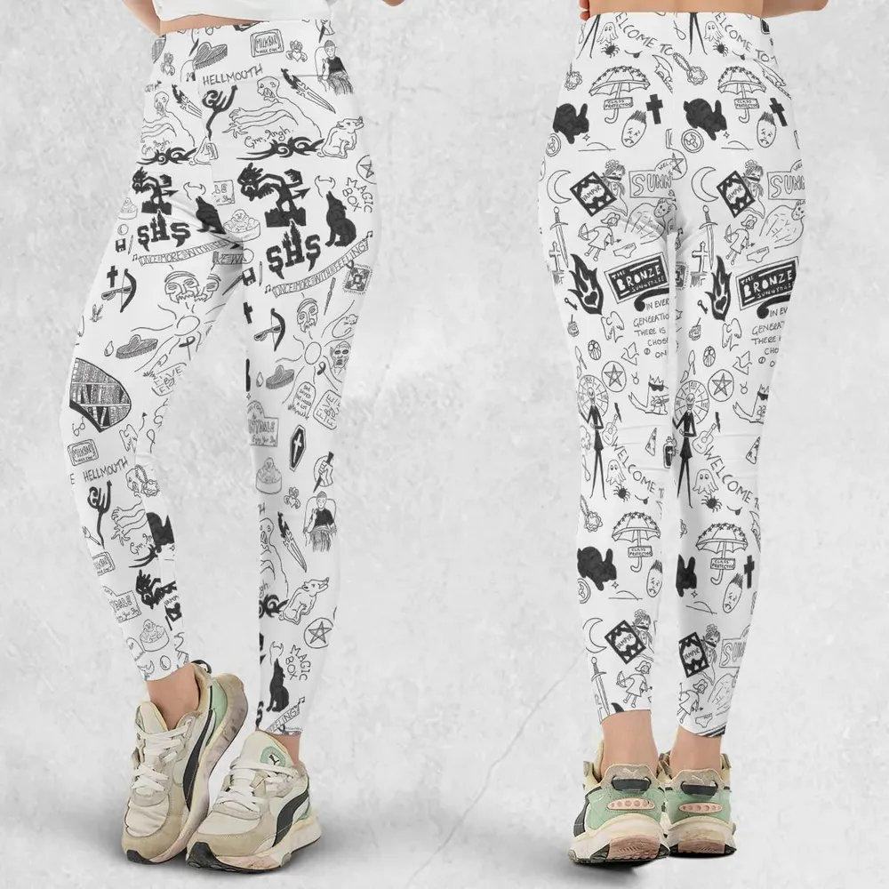 Buffy The Vampire Slayer Pattern Legging - 1