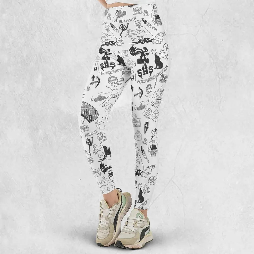 Buffy The Vampire Slayer Pattern Legging - 2
