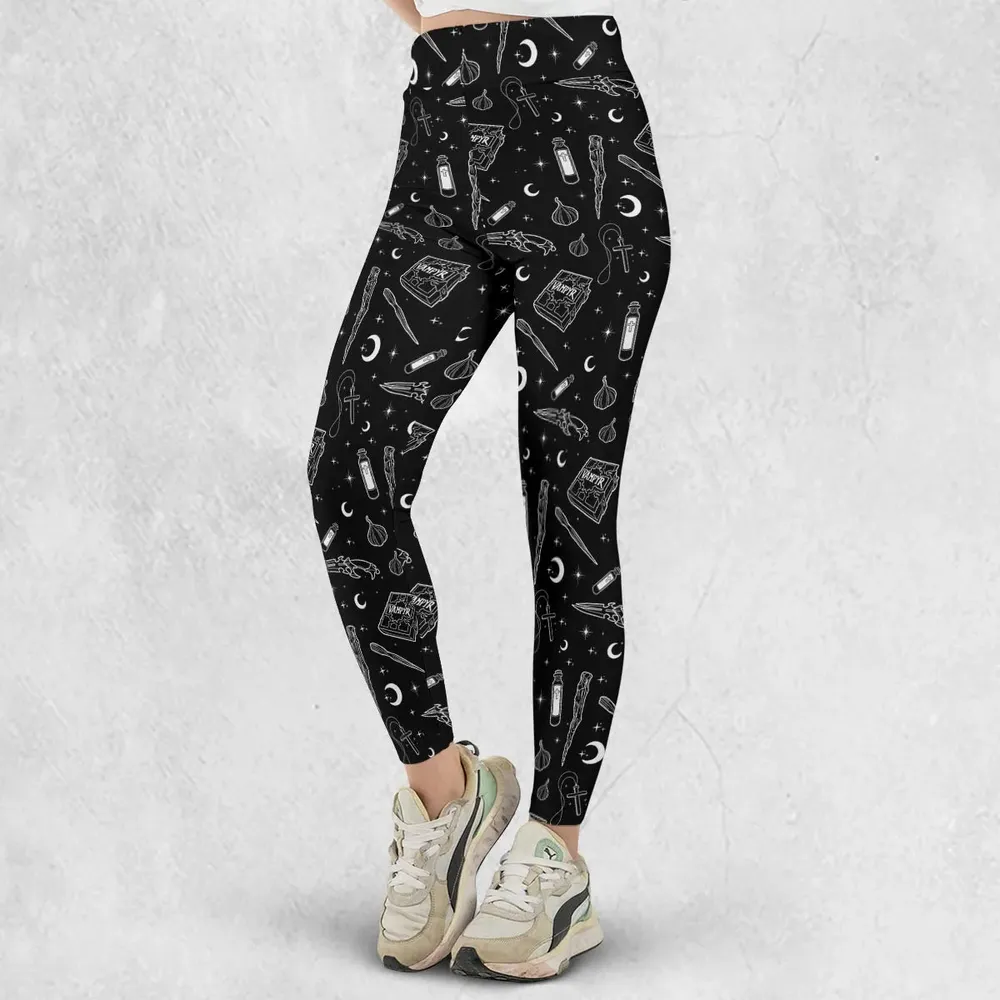 Buffy The Vampire Slayer Items Pattern Legging - 2