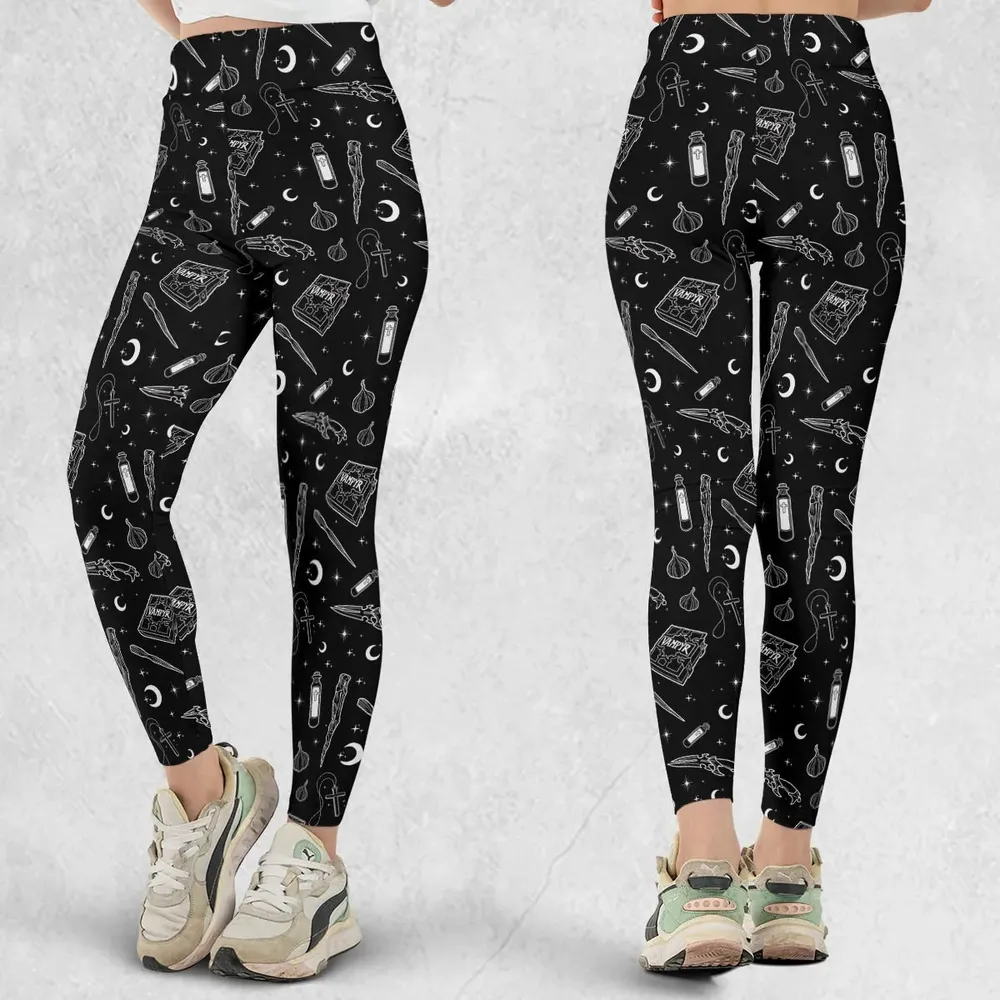 Buffy The Vampire Slayer Items Pattern Legging - 1