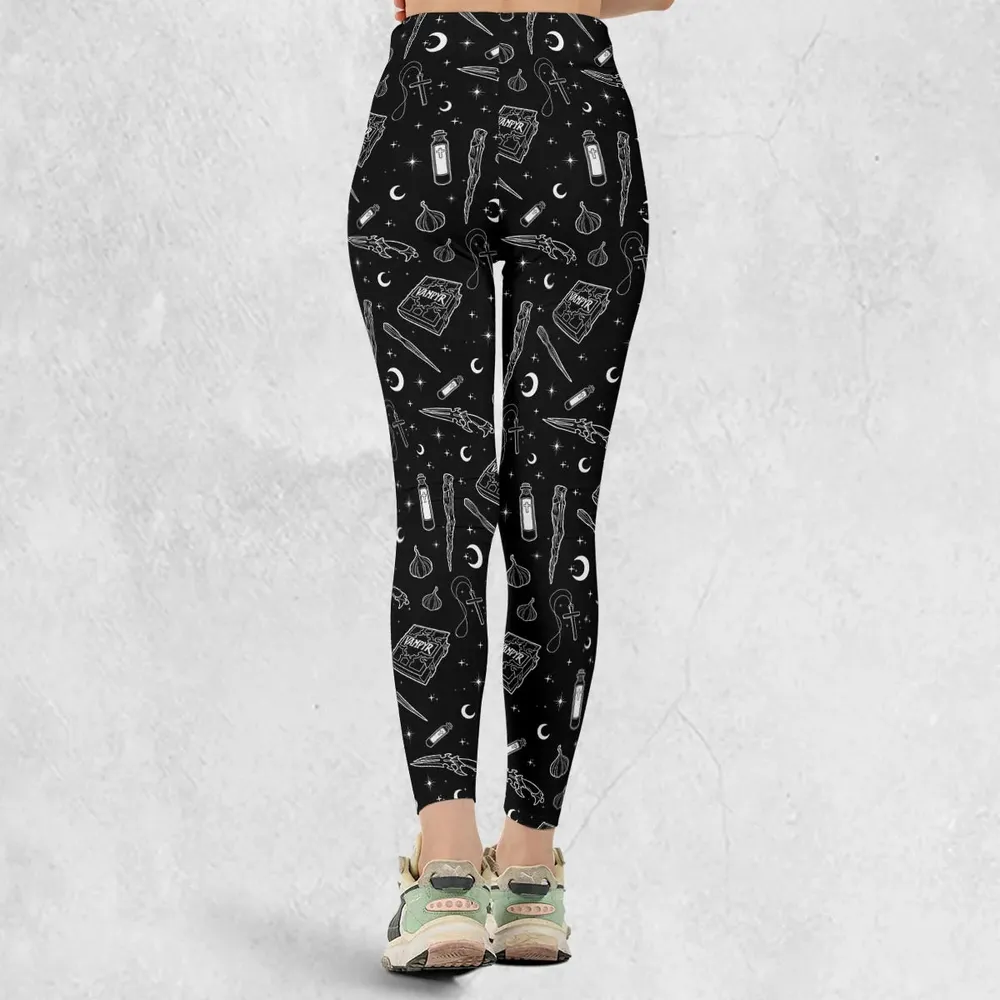 Buffy The Vampire Slayer Items Pattern Legging - 3
