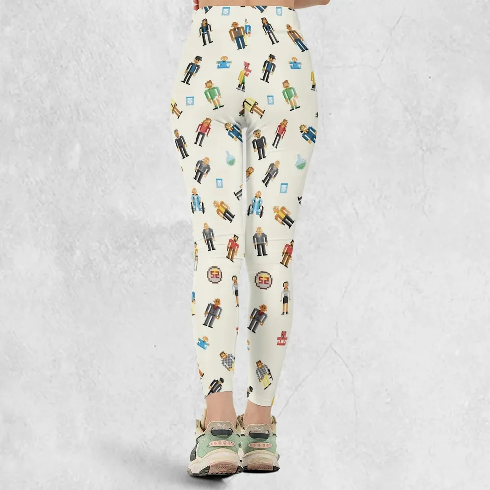 Breaking Bad in Pixels Pattern Legging - 3