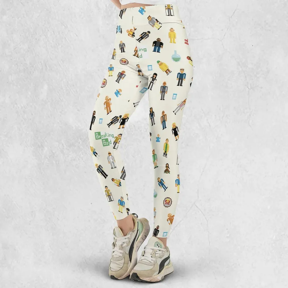 Breaking Bad in Pixels Pattern Legging - 2