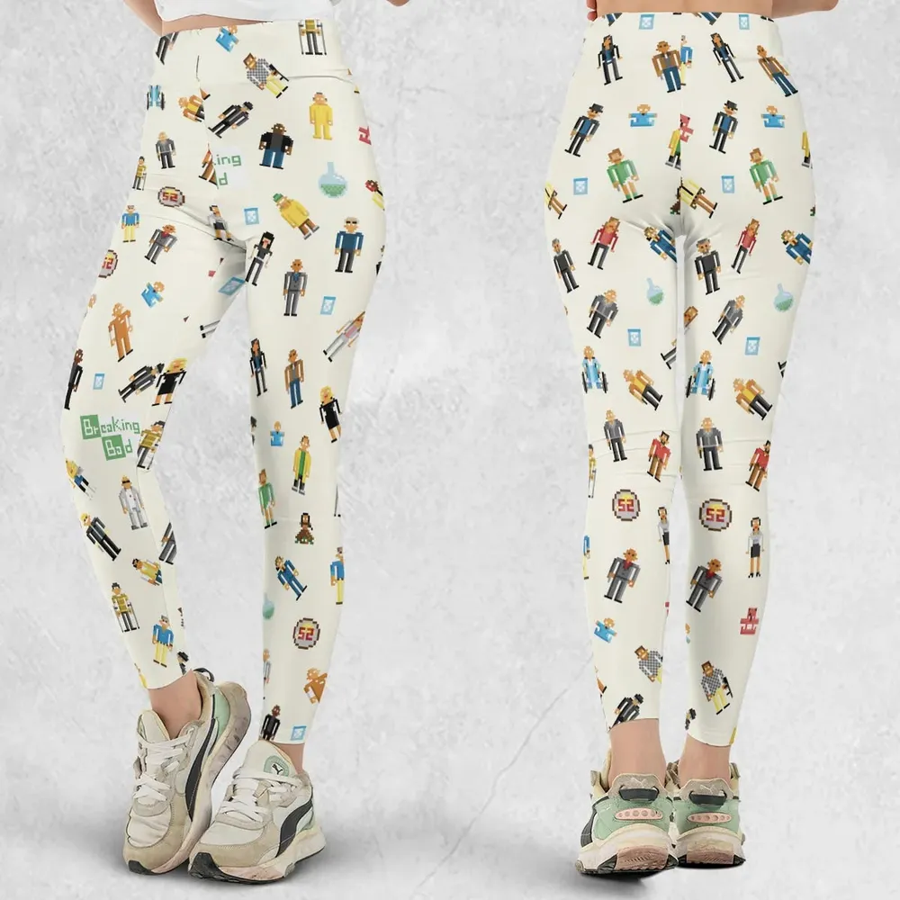 Breaking Bad in Pixels Pattern Legging - 1