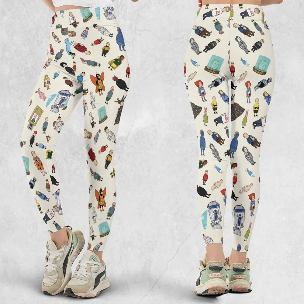 Bobby Hill King Of The Hill Pattern Legging - 1