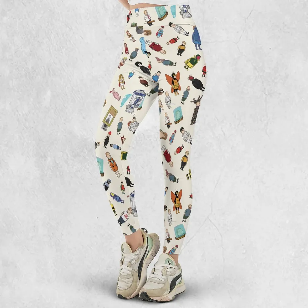 Bobby Hill King Of The Hill Pattern Legging - 2