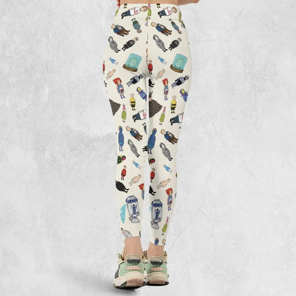 Bobby Hill King Of The Hill Pattern Legging - 3