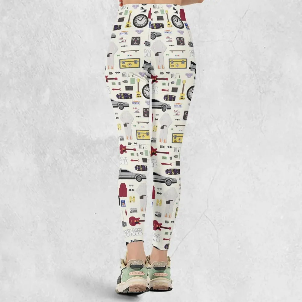 Back to the Future Pattern Legging - 3