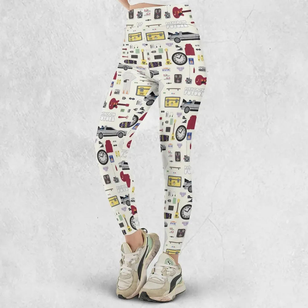 Back to the Future Pattern Legging - 2