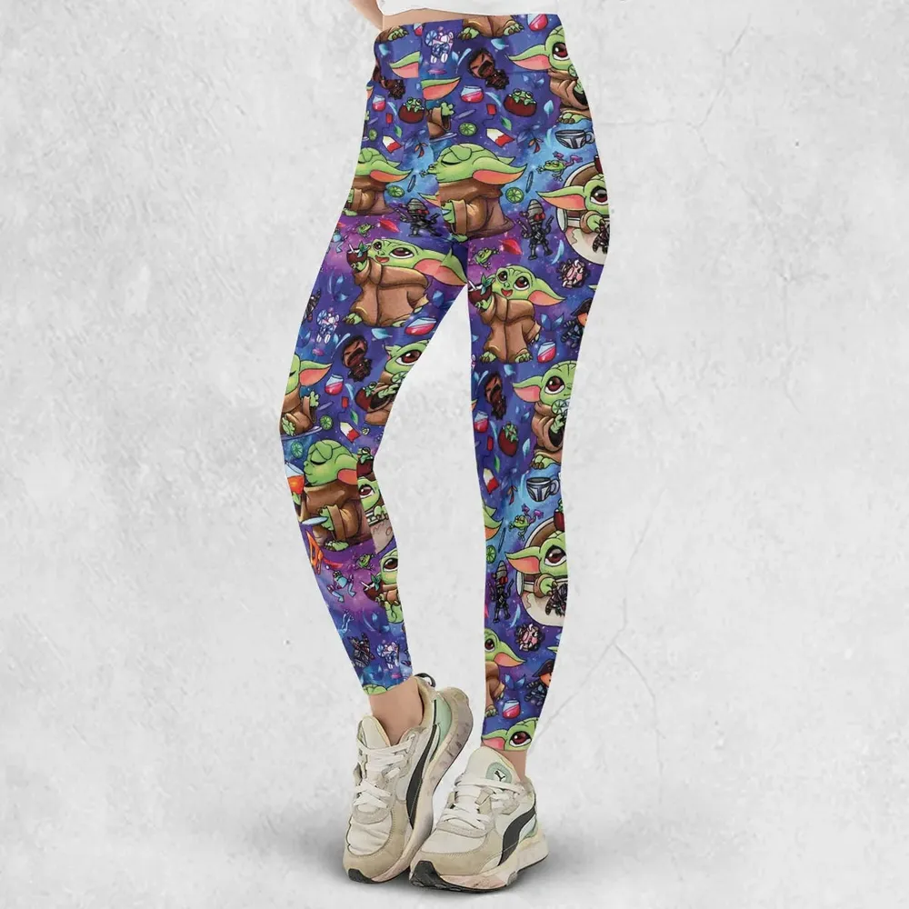 Baby Yoda In the Galaxy Legging - 2