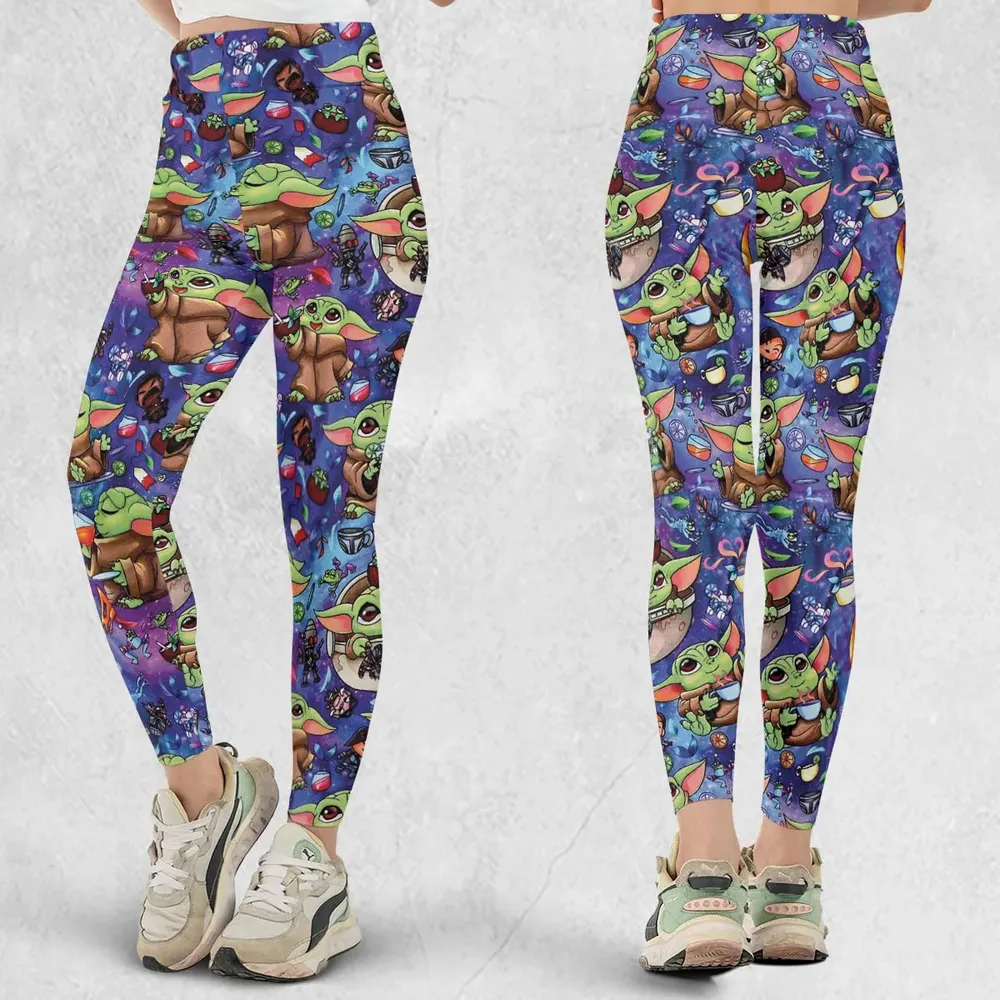 Baby Yoda In the Galaxy Legging - 1