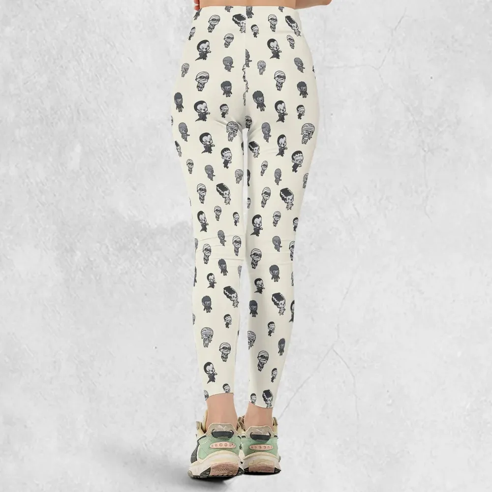 Baby Monsters Pattern Legging - 3