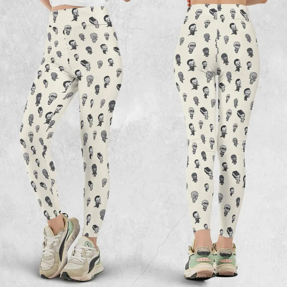 Baby Monsters Pattern Legging - 1