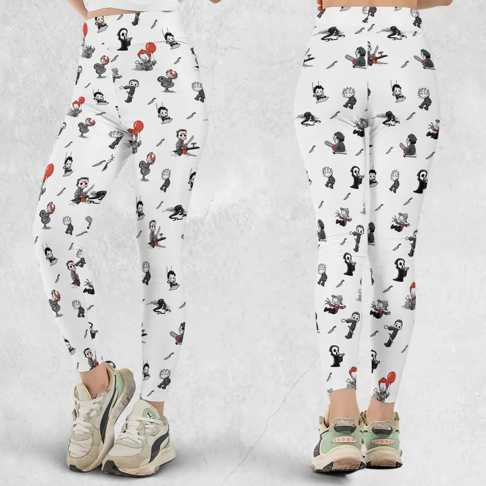 Baby Horror Characters Pattern Legging - 1