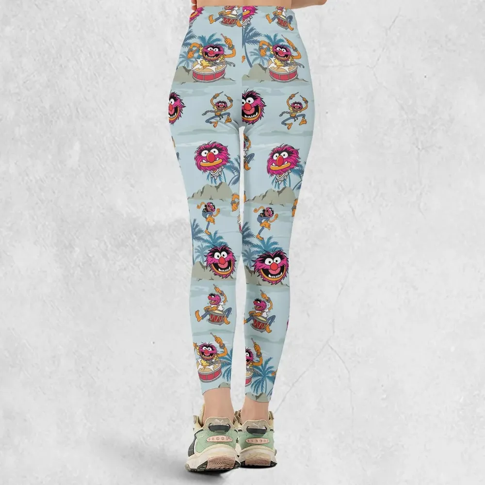 Animal The Muppet Show Drum Tropical Legging - 3