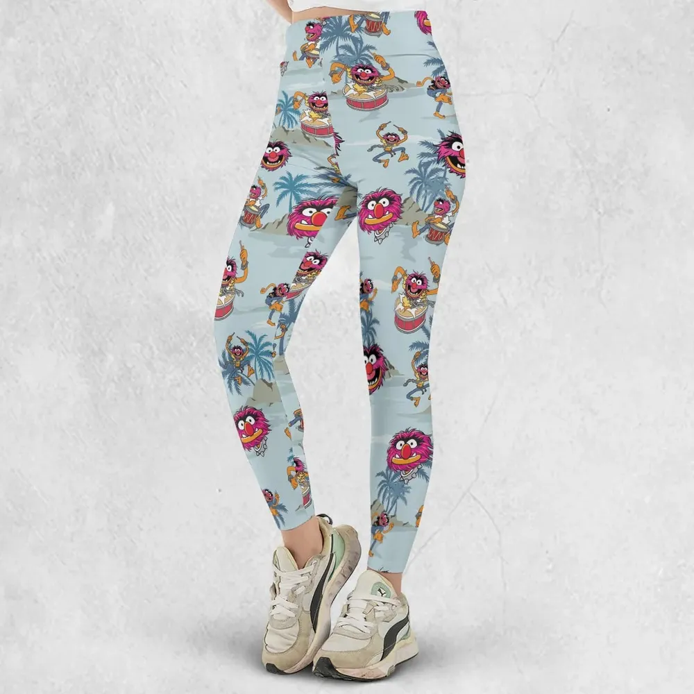 Animal The Muppet Show Drum Tropical Legging - 2
