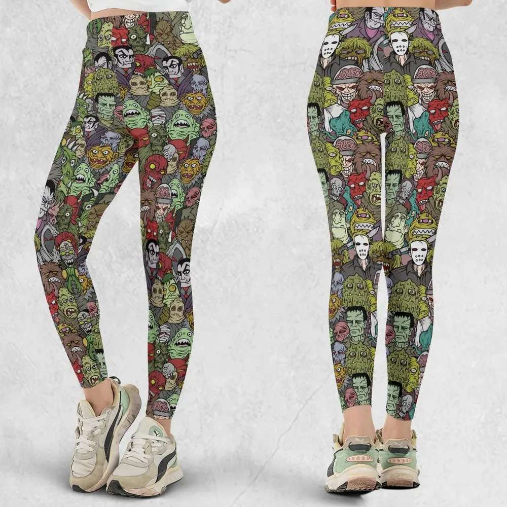 All The Monsters Are Here Legging - 1