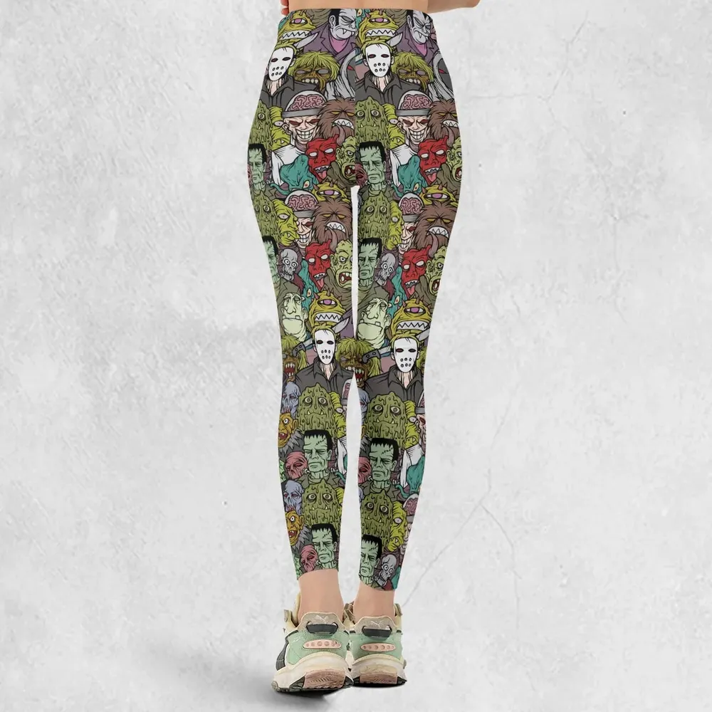 All The Monsters Are Here Legging - 3