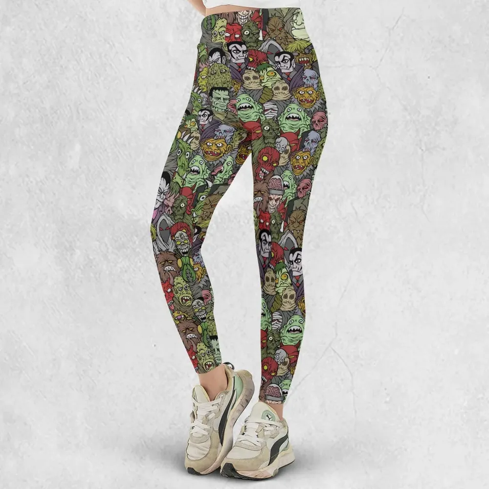All The Monsters Are Here Legging - 2