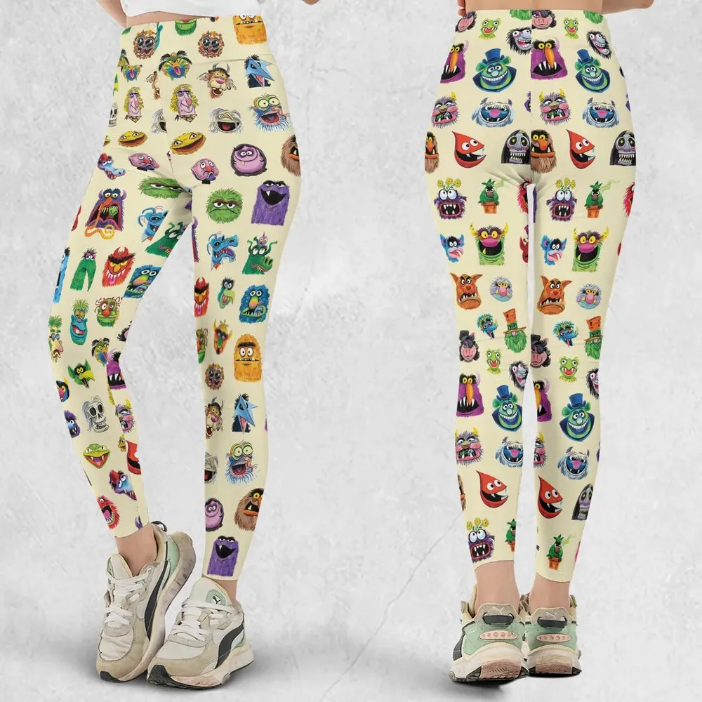All Of 'Em Muppets Characters The Muppet Show Legging - 1