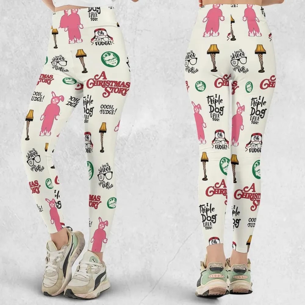 A Christmas Story Pattern Legging - 1