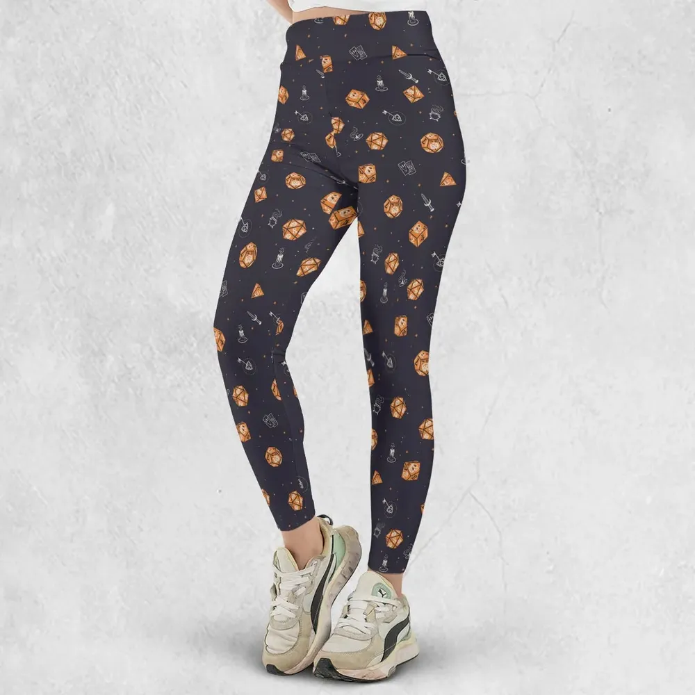 Halloween Dices Pattern Legging - 2