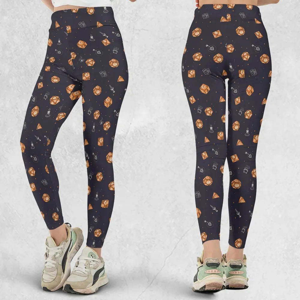 Halloween Dices Pattern Legging - 1