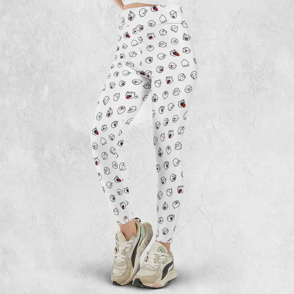 Super Mario Boo Pattern Legging - 2