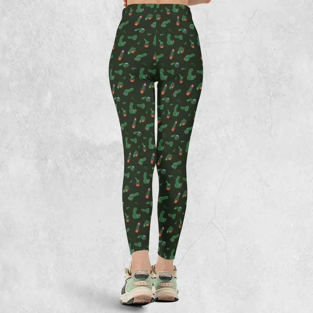Funny Plants Pattern Legging - 3