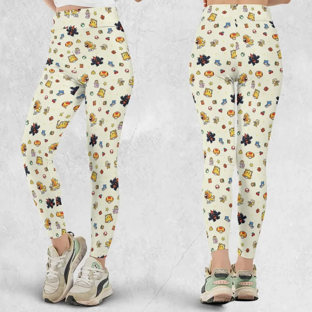Super Mario Characters Pattern Legging - 1