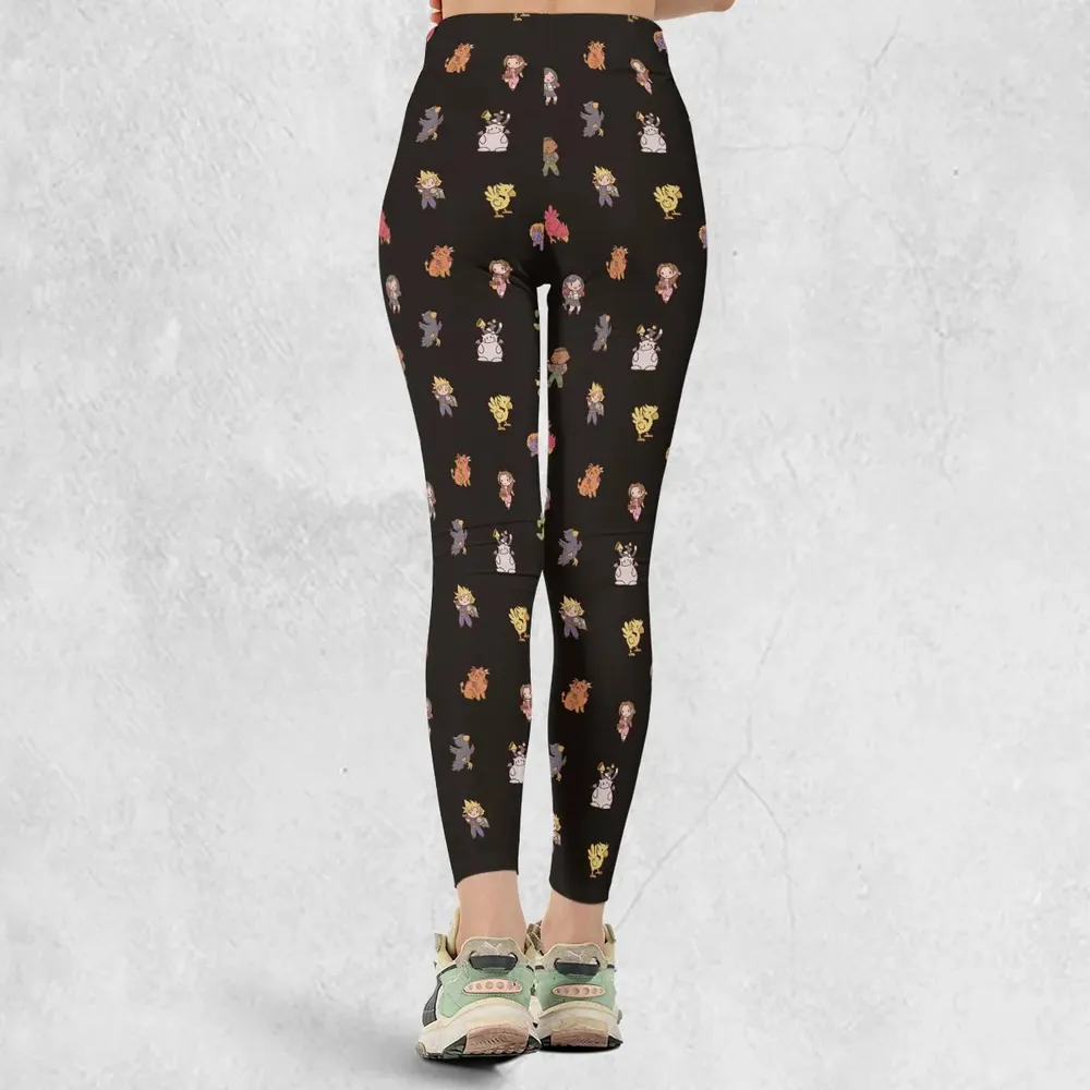 Final Fantasy Characters Pattern Legging - 3
