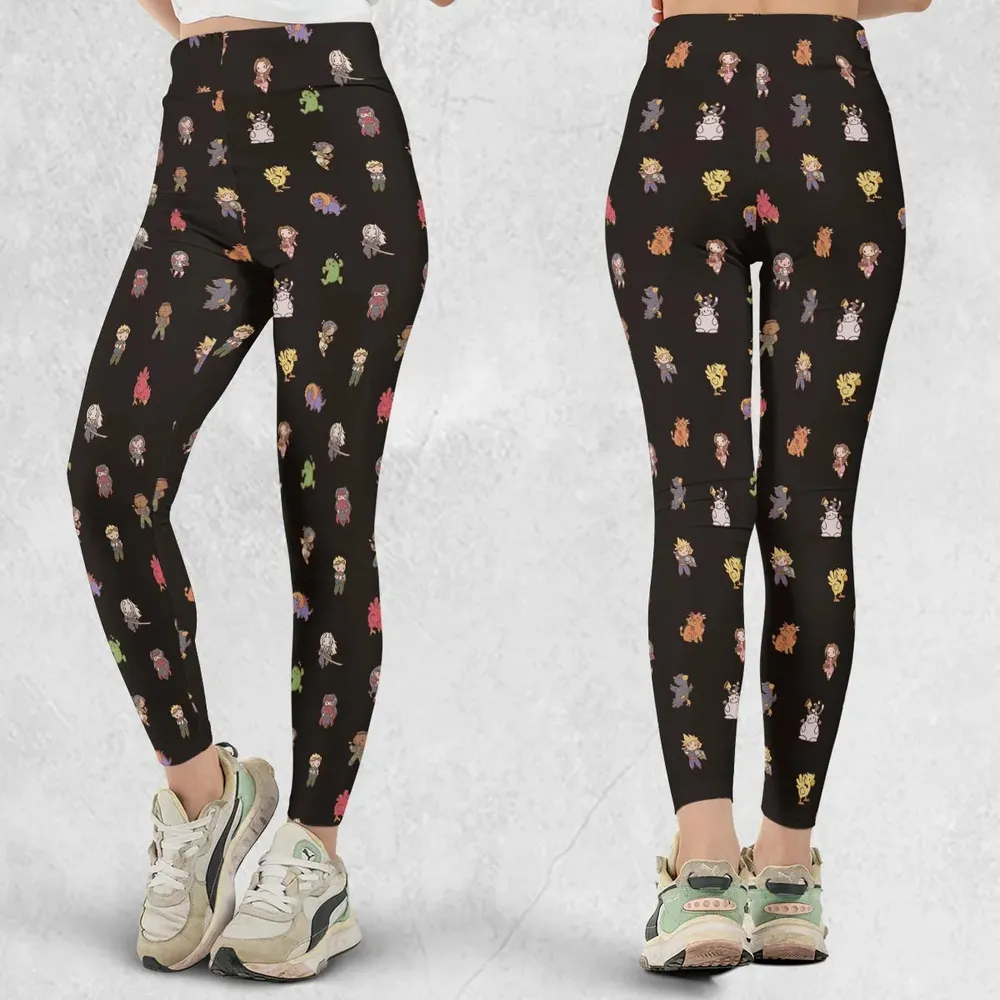 Final Fantasy Characters Pattern Legging - 1